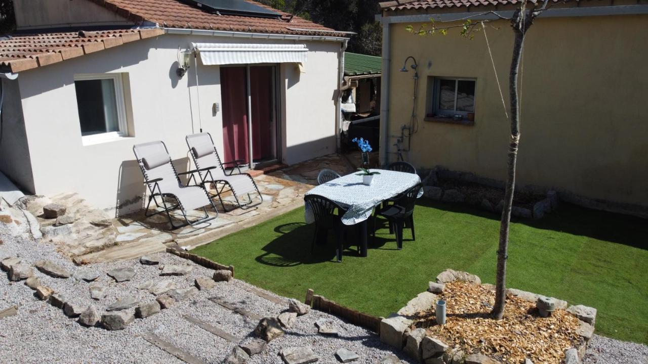 Proche Ajaccio Maisonnette Independante 4 Personnes Au Calme Alata Extérieur photo
