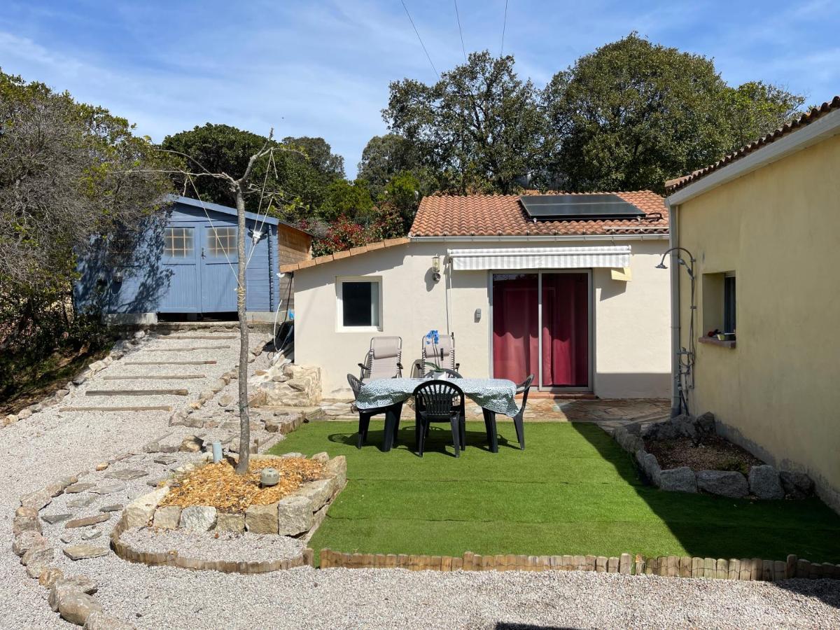 Proche Ajaccio Maisonnette Independante 4 Personnes Au Calme Alata Extérieur photo